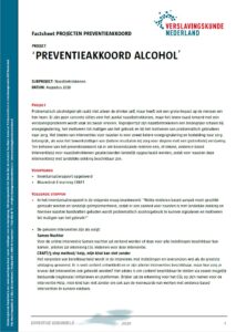 Factsheet Preventieakkoord Alcohol Naastbetrokkenen
